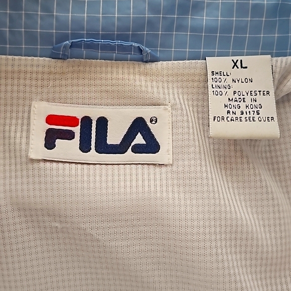 Vintage Fila Windbreaker Track Jacket Size XL - Picture 2 of 6